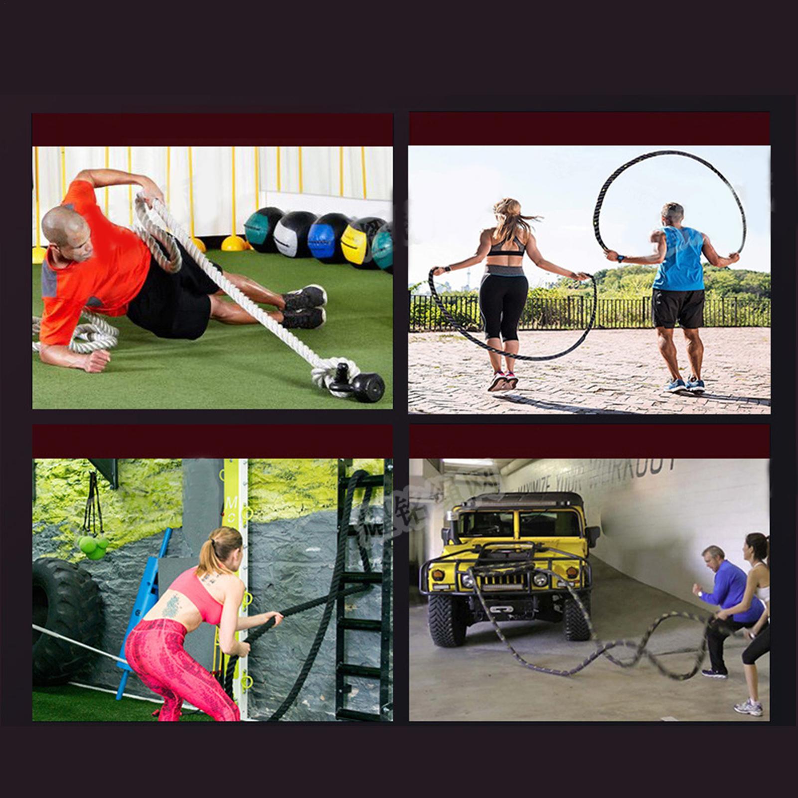Battle Rope Heavy - Corda de pular pesada, equipamento de