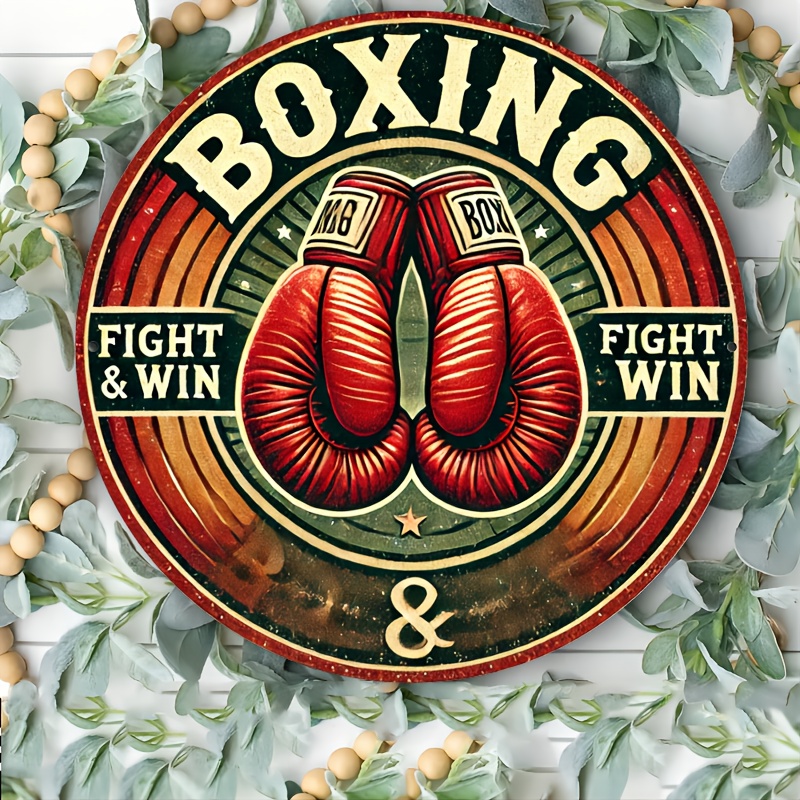 Home Gym Decor - Decoração do quarto 1pc retro boxe