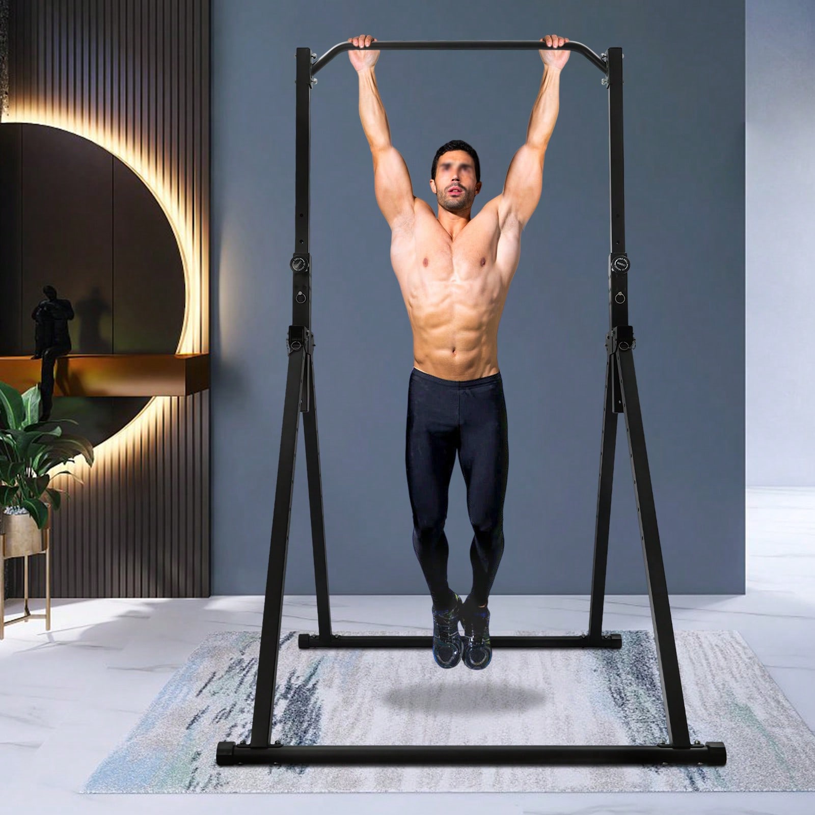 Home Gym Pull Up Bar - Estação de Pull-Up Triangular, Barra de