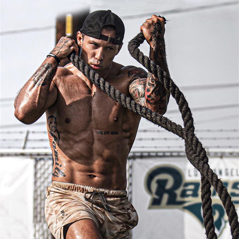 Battle Rope Heavy - 9/12/15m * 25mm fitness poliéster salto