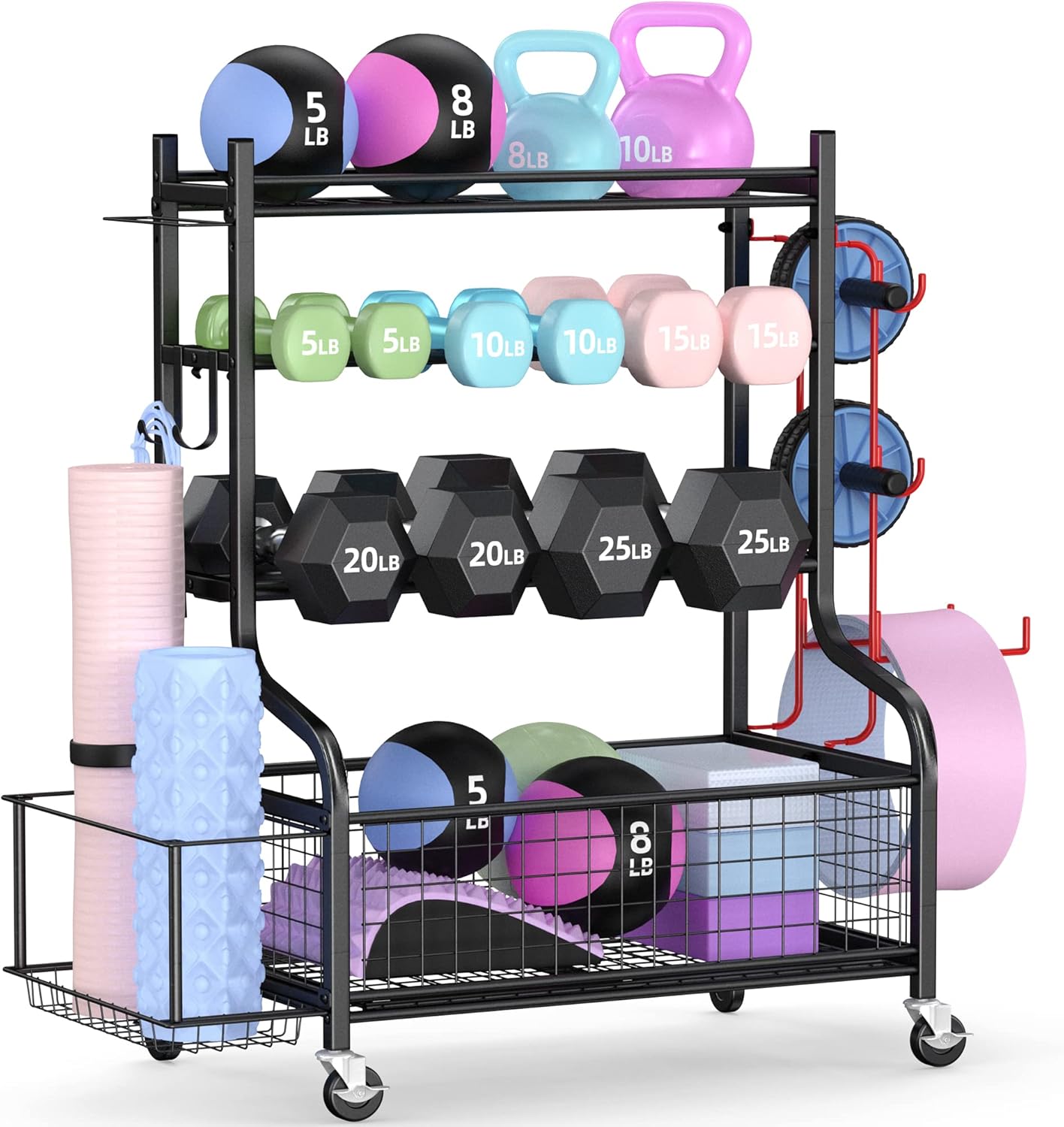 Home Gym Training - Suporte para Halteres de Academia Doméstica