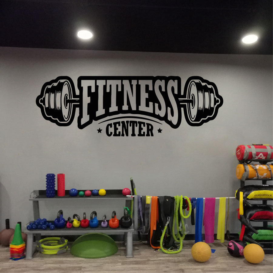 Home Gym Wallpaper - Ginásio decoração do vinil decalque da