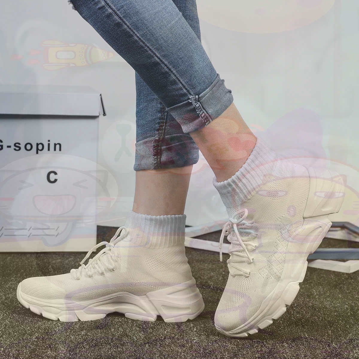 Home Gym Outdoor Ideas - Aumenta a altura sumer basquete sapatos