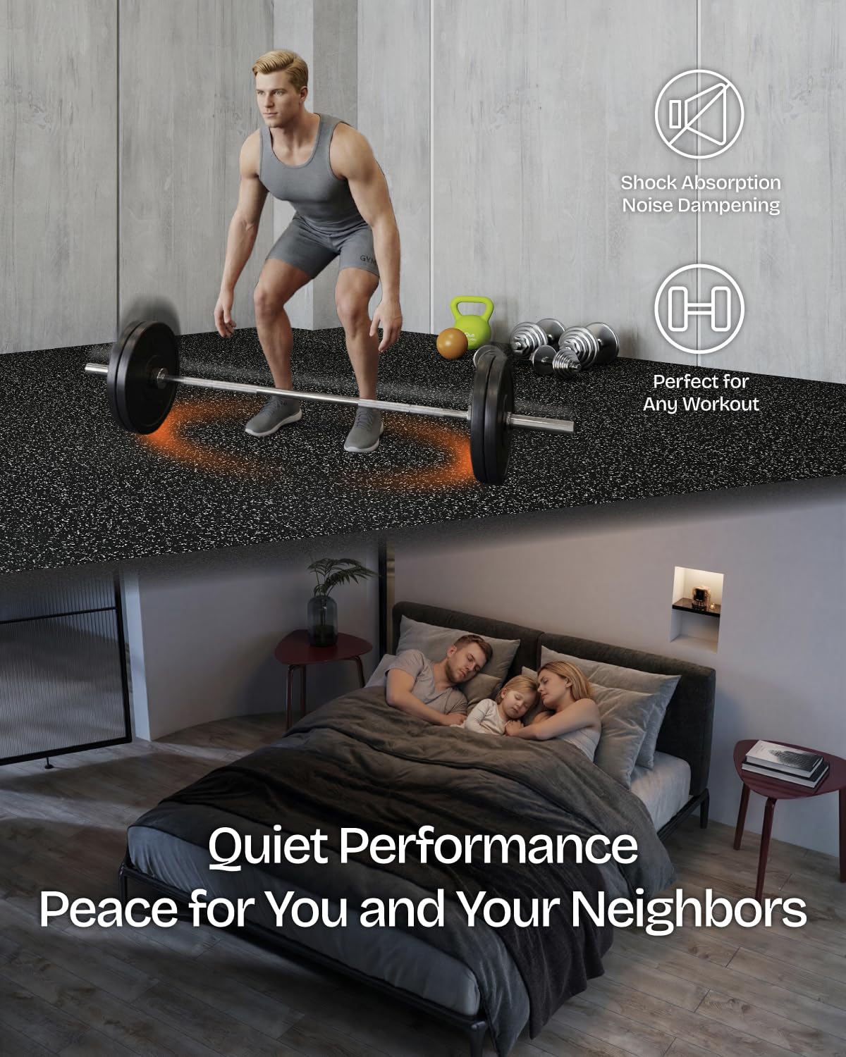 Conjunto de Piso para Academia - Home Gym Rubber Flooring avaliação e preço