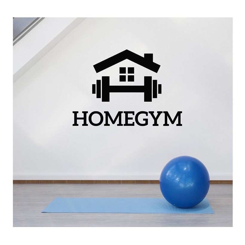 Decalques removíveis, adesivos - Home Gym Wallpaper avaliação e preço