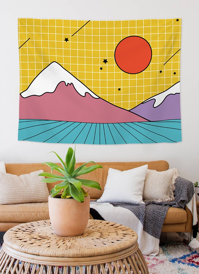 Abstrato dos desenhos animados - Home Gym Decor avaliação e preço