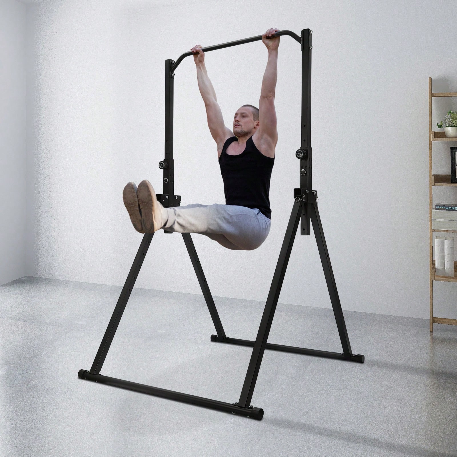 Estação de Pull-Up Triangular, - Home Gym Pull Up Bar avaliação e preço