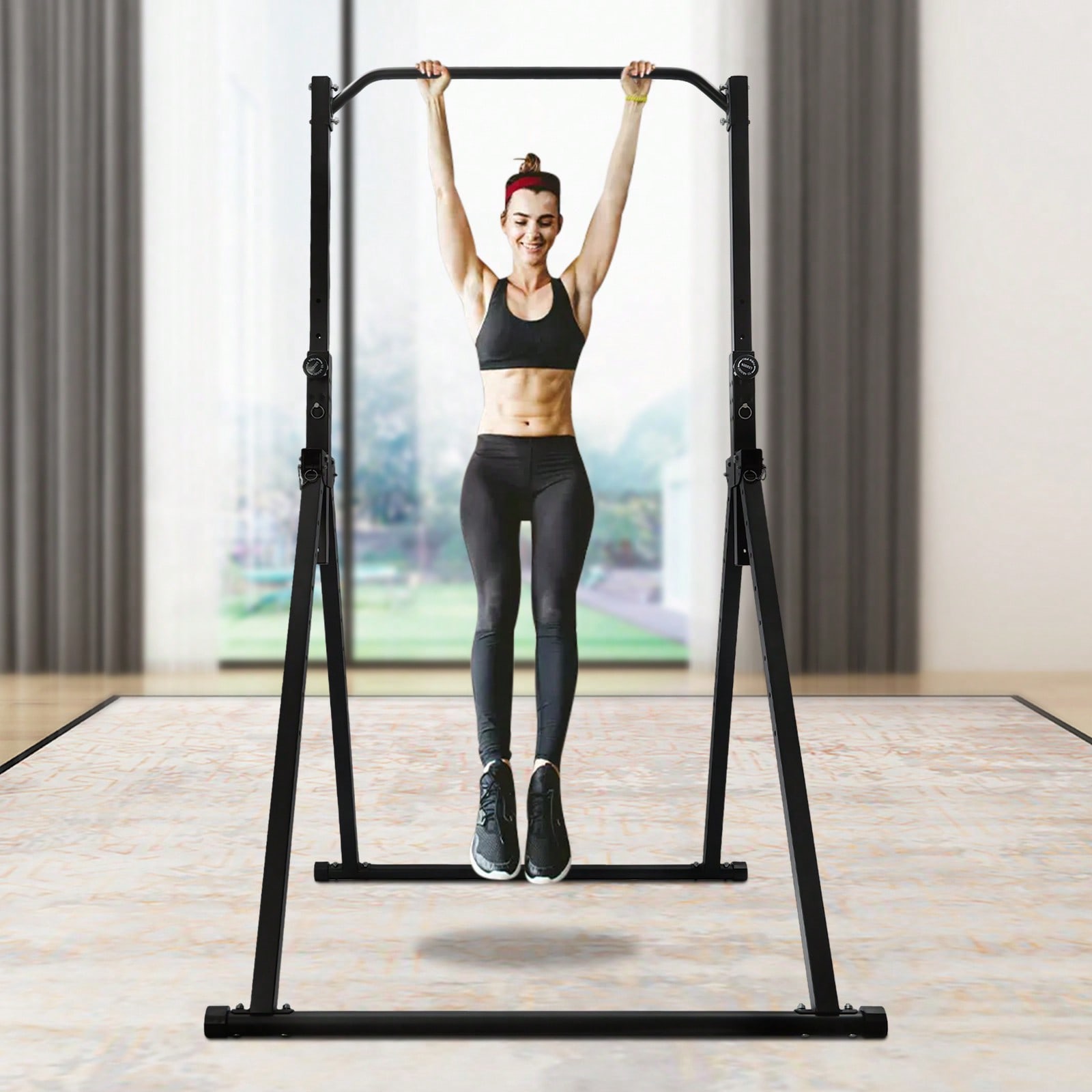 Estação de Pull-Up Triangular, - Home Gym Pull Up Bar avaliação e preço