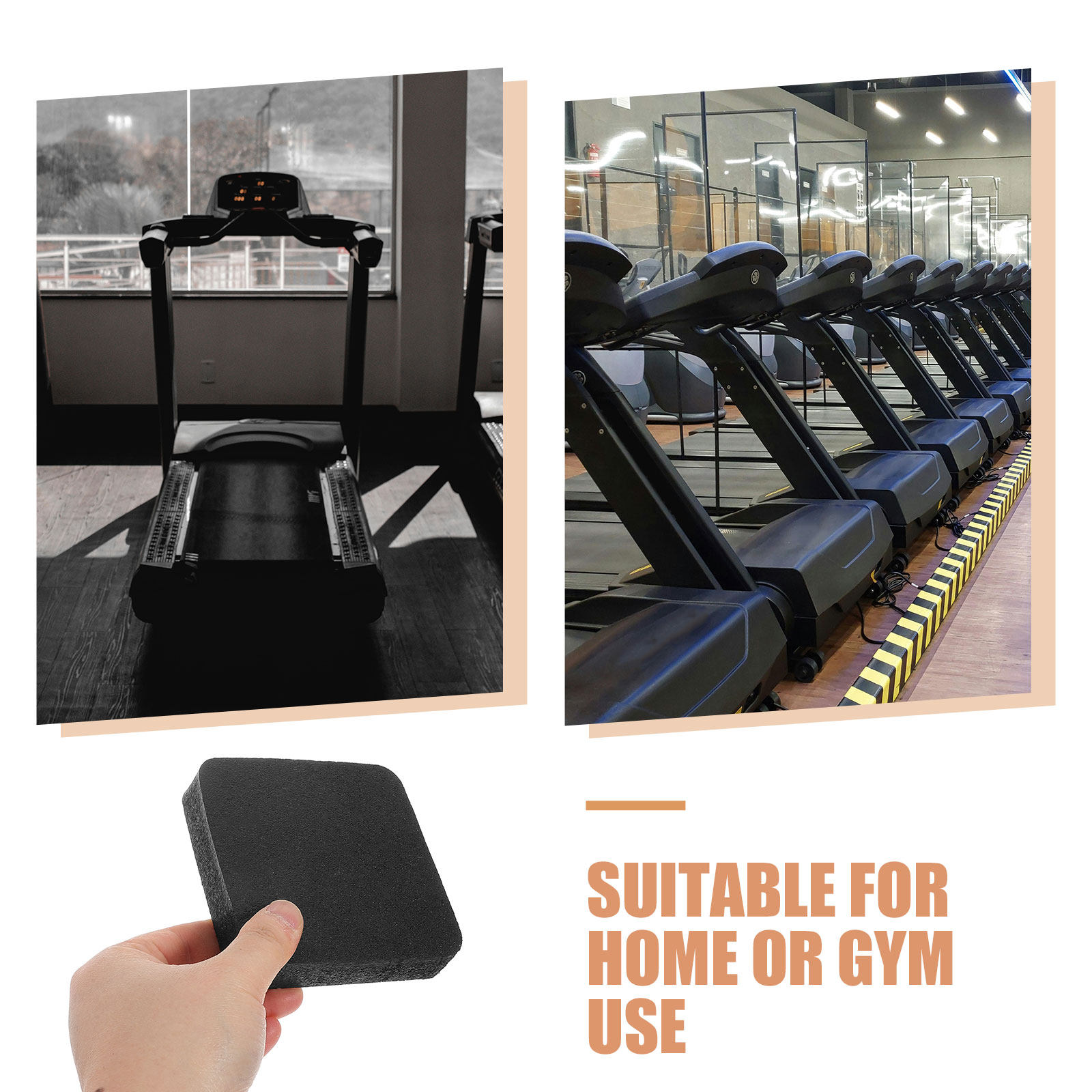 6 Peças de Tapete Antivibração - Home Gym Rubber Flooring avaliação e preço