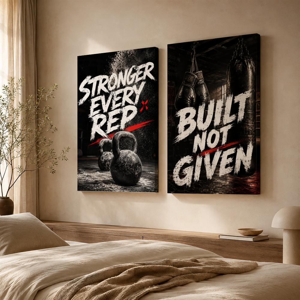 Pintura de Parede Motivacional - Home Gym Decor avaliação e preço