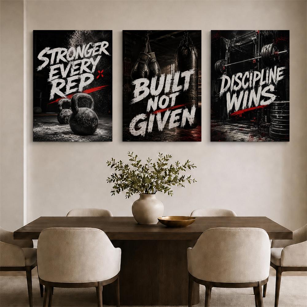 Pintura de Parede Motivacional - Home Gym Decor avaliação e preço