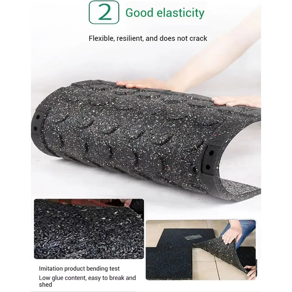 Piso para Academia: Tapetes de - Home Gym Rubber Flooring avaliação e preço