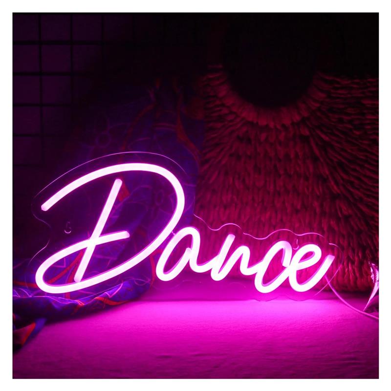 Letreiro Neon Dança Luz Rosa D - Home Gym Wallpaper avaliação e preço