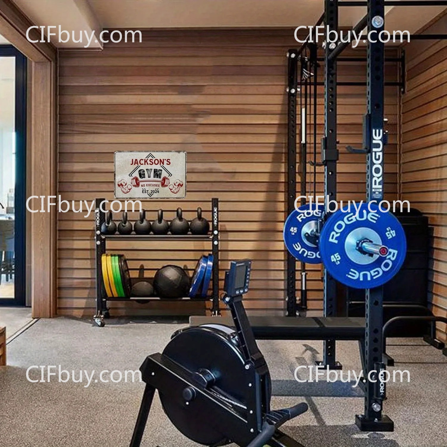 Placa de Metal Vintage Persona - Home Gym Decor avaliação e preço