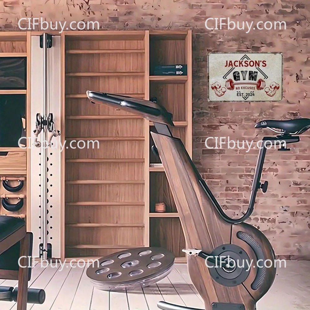 Placa de Metal Vintage Persona - Home Gym Decor avaliação e preço