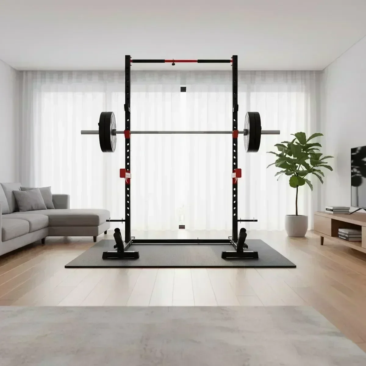 Suporte Ajustável para Agacham - Home Gym Pull Up Bar avaliação e preço