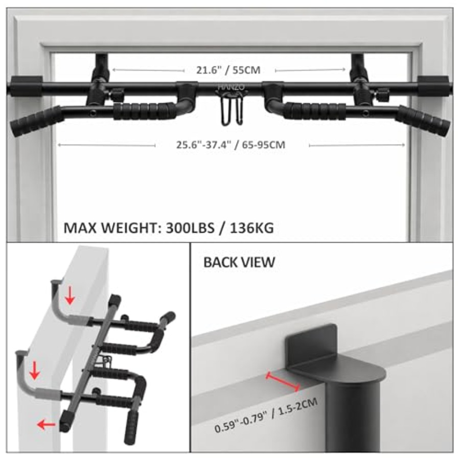 Barra de Exercícios para Porta - Home Gym Pull Up Bar avaliação e preço