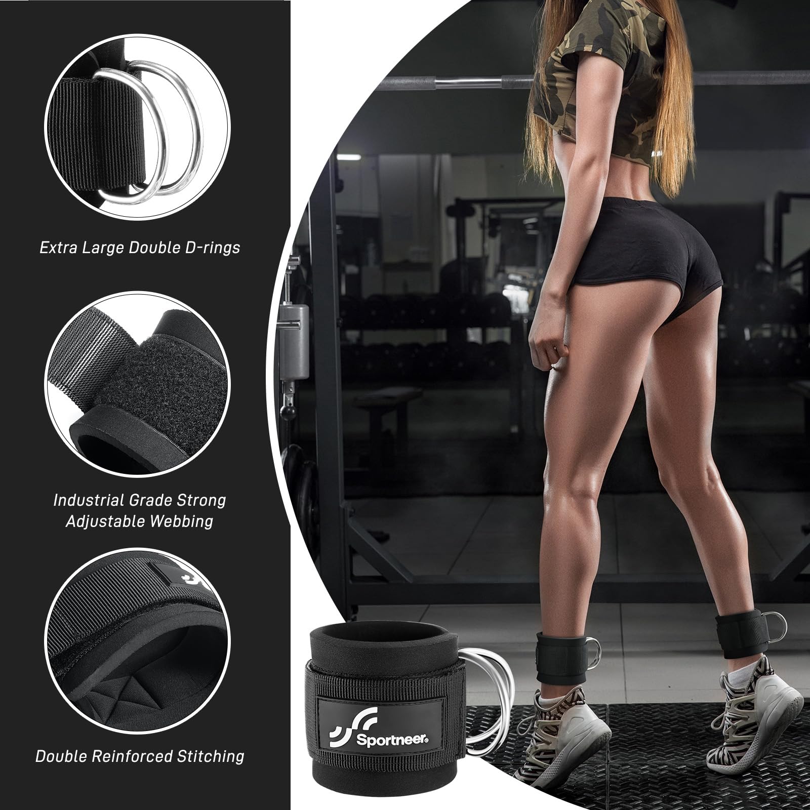 Sportneer tiras de tornozelo a - Home Gym Equipment Amazon avaliação e preço