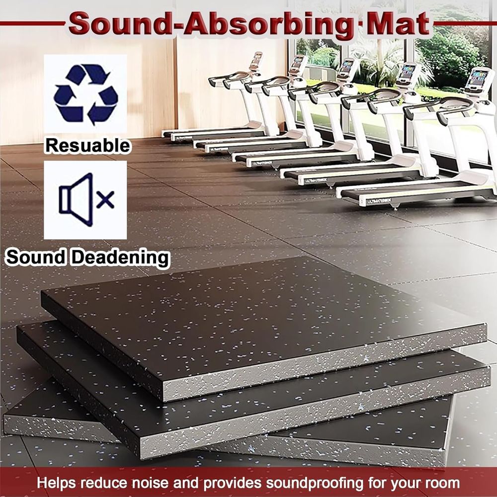 Pisos de Borracha Interligados - Home Gym Rubber Flooring avaliação e preço