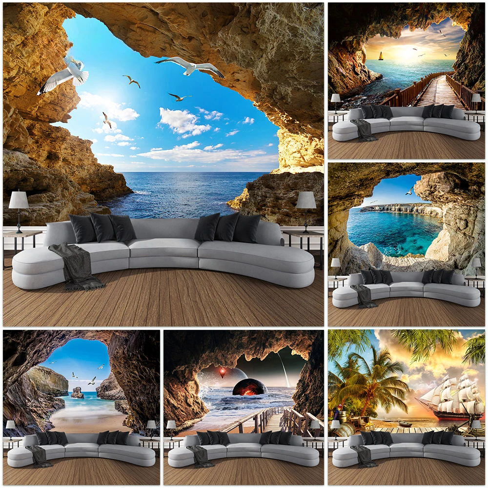 Montanha caverna paisagem tape - Home Gym Decor avaliação e preço