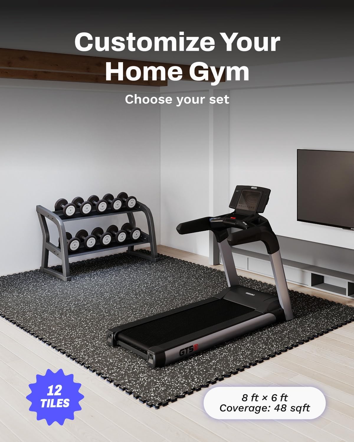 Tapetes para Equipamentos de E - Home Gym Rubber Flooring avaliação e preço
